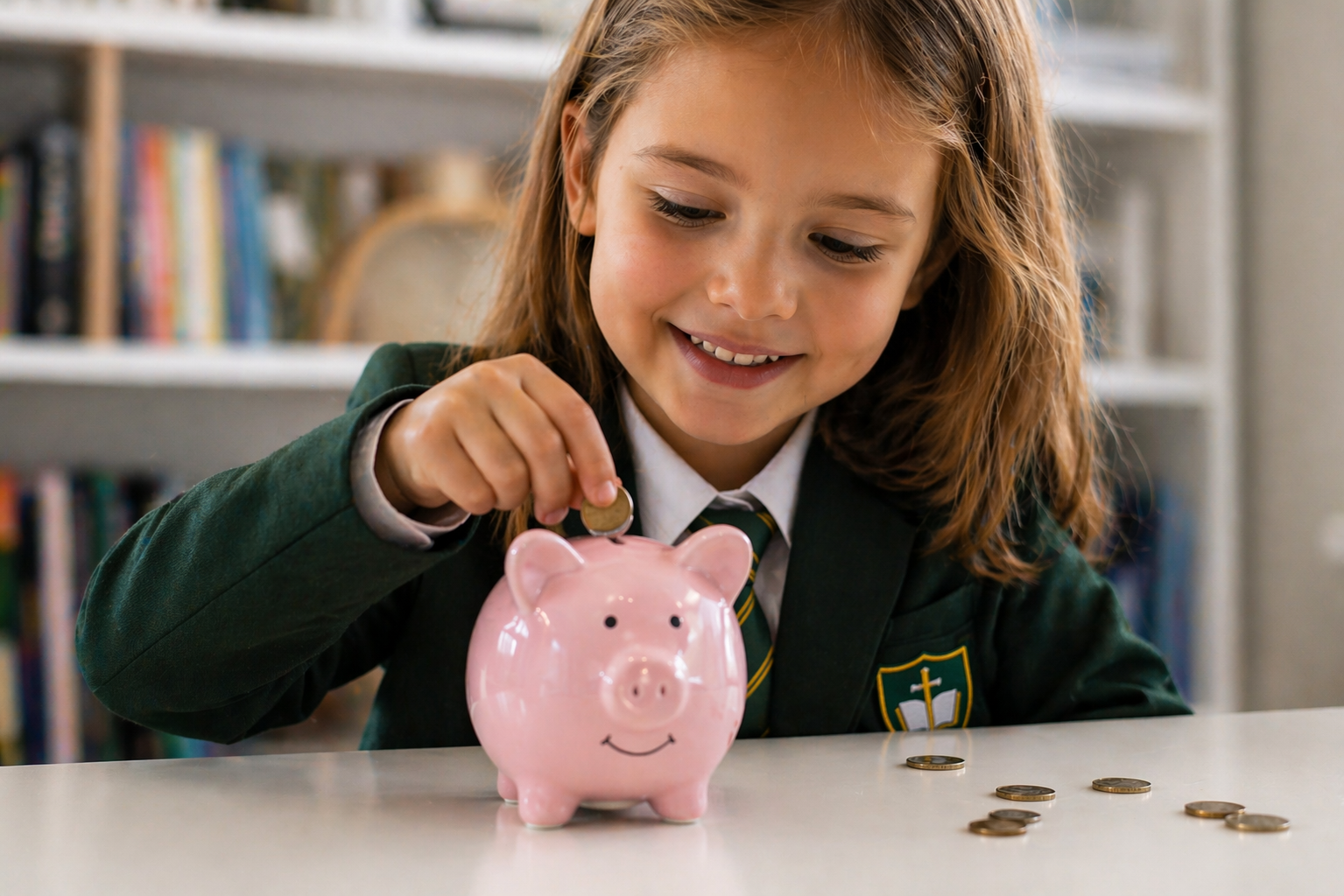 Young children exploring money concepts through play and storytelling